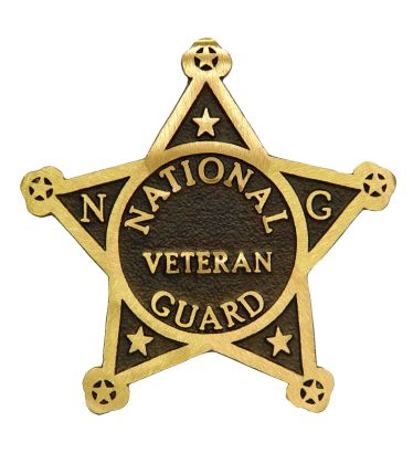 National Guard Veteran Bronze Grave Marker